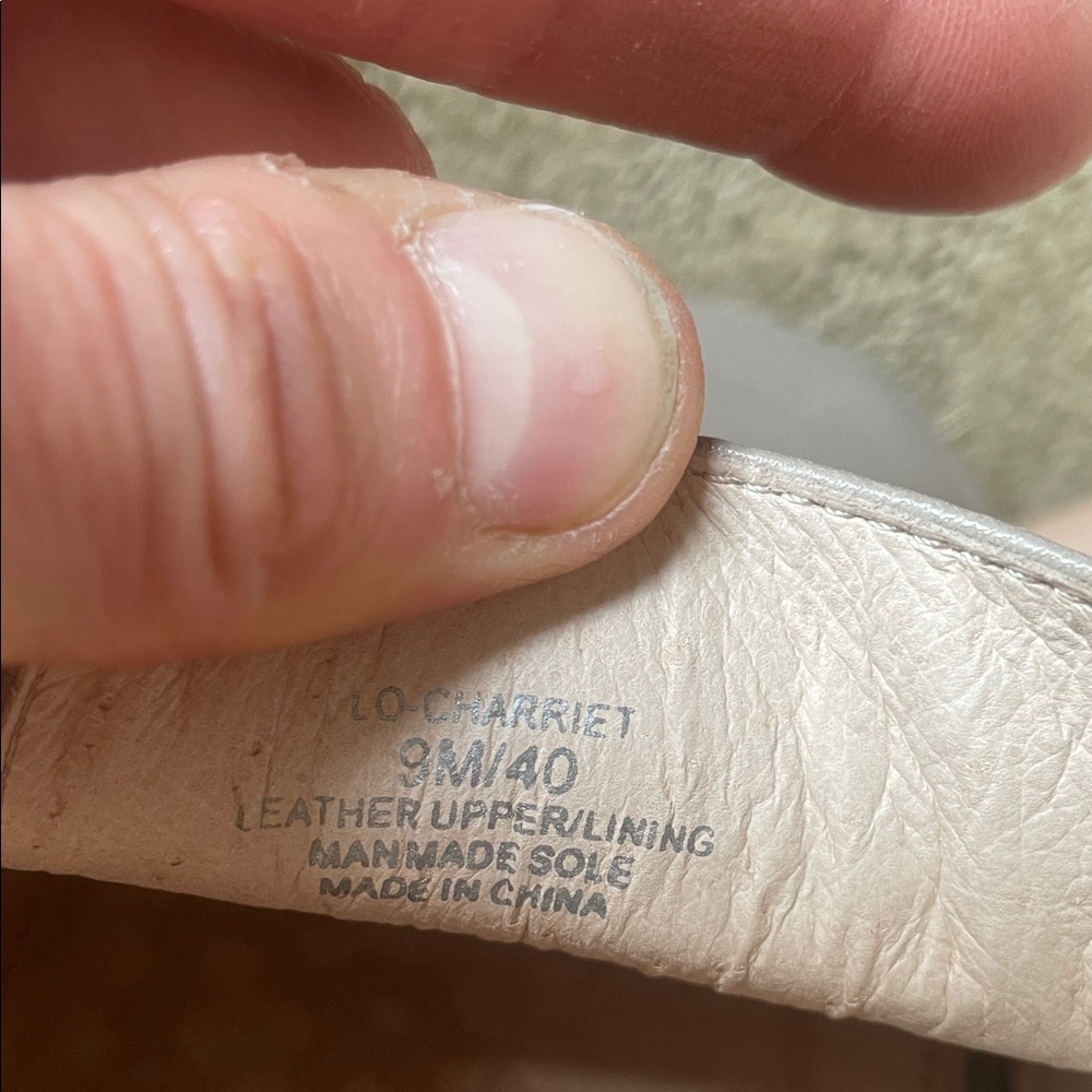 Louise et Cie Gray Mules leather upper shoes - Picture 3 of 4